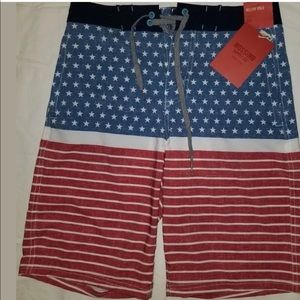 Mossimo supply American USA swimming trunks NEW